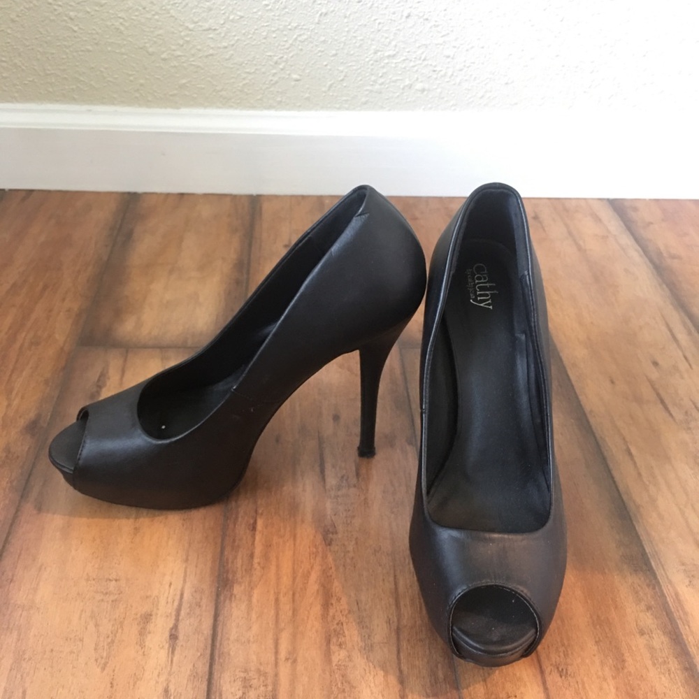 Black high heels